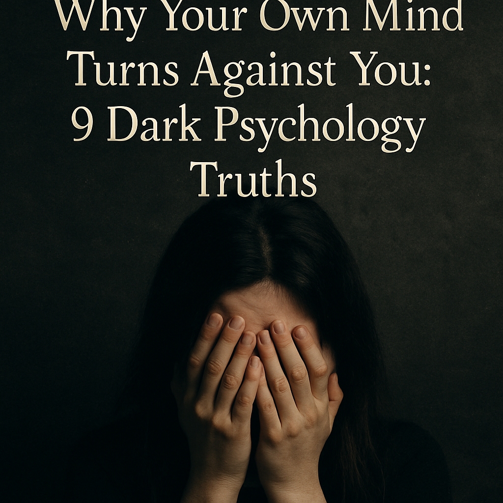 Why Your Own Mind Turns Against You: 9 Dark Psychology Truths